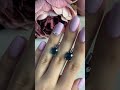 Серебряные серьги с топазом Лондон Блю 4.14ct