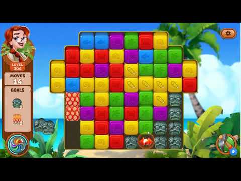 Lost Island Blast Adventure Level 304 - No Boosters