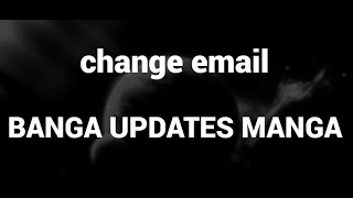 How to change email on Baka Updates Manga website