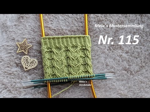 Sock pattern no. 115 - knitting pattern in rounds / knitting sock pattern