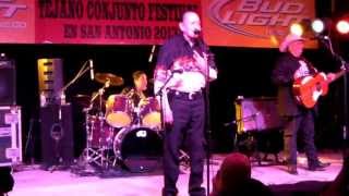 Flaco Jimenez introduces Dwayne Verheyden Tejano Conjunto Festival 2013 may .
