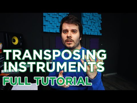 How to Transpose instruments for orchestra - FULL tutorial