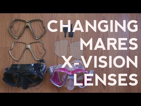 Changing Mares X-Vision Lenses | Quick Scuba Tips