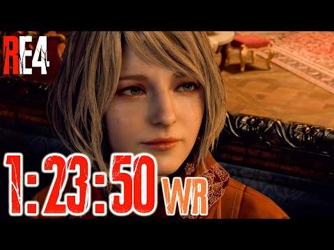 Resident Evil 4 Remake Any% NG+ Speedrun 1:23:50 (World Record)