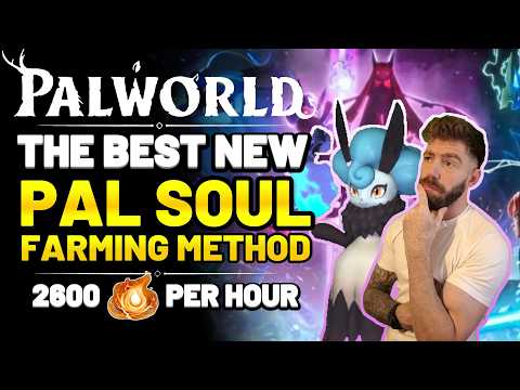 The Best NEW Pal Soul Farm in Palworld - 2600 Giant Souls Per Hour