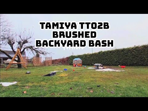 Tamiya tt-02b backyard bash!