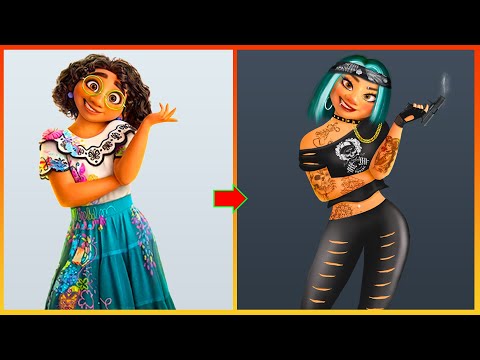 Disney Encanto : Mirabel Madrigal Glow Up Into Bad Girl | Cartoon World Art
