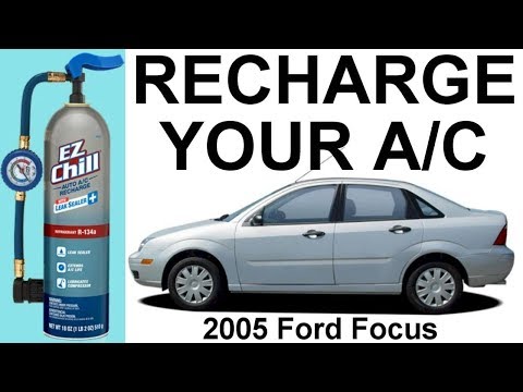 Aufladen der Klimaanlage eines Ford Focus (Baujahr 1999–2007) – DIY: So fügen Sie der Autoklimaan...