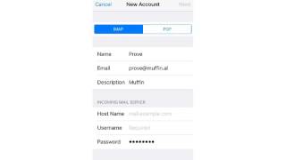 How to configure Zimbra on iPhone