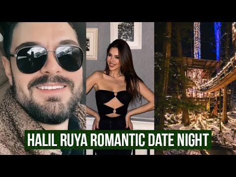 Halil Ibrahim Ceyhan and Ruya Coric Romantic Date Night in Istanbul