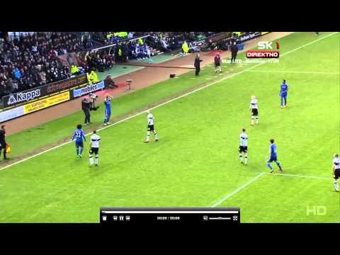 OSCAR GOAL CHELSEA - DERBY COUNTY 2014