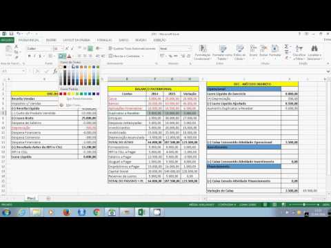 DFC Método Indireto - Prof. Diego Saldo