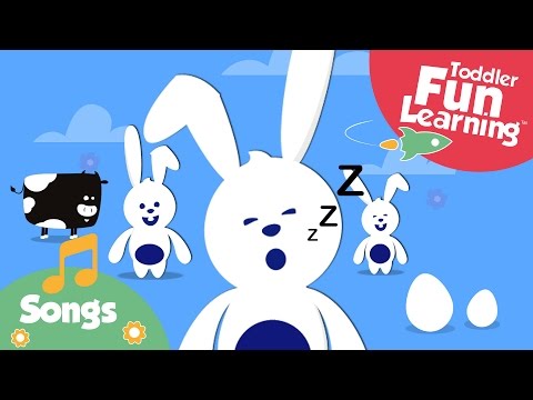 Sleeping Bunnies | Nursery Rhyme for Toddlers | Toddler Fun Learning