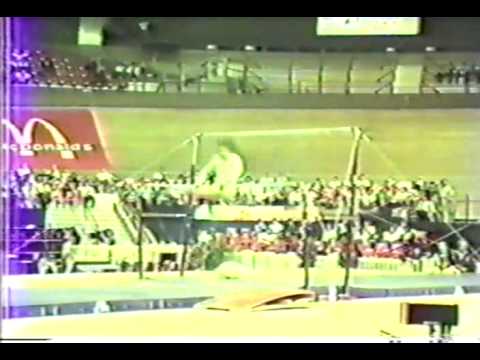 8th T HUN Tunde Zsilinszki UB - 1985 World Gymnastics Championships 9.400