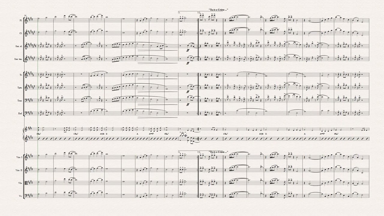 FILHO DO DEUS VIVO | Nívea Soares [Partitura p/ Voz e ORQUESTRA/ METAIS/ CORDAS] 👇PARTITURA PDF👇