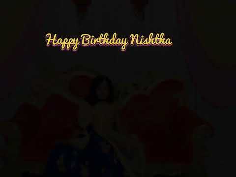 Today’s your special day. Happy Birthday, Nishtha🎇🎂🎇!