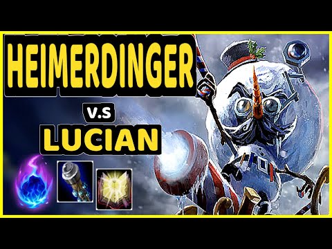 JAVAAA (HEIMERDINGER) vs LUCIAN - BOTTOM ADC GAMEPLAY - EUW Ranked GRANDMASTER