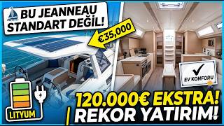 Yelkenlide Ev Rahatlığı: 120.000 Euro Ekstralı Tekne!