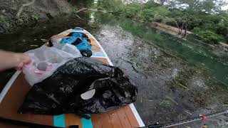 Paddle Board Trash Pickup, Town Lake, Austin TX, August 4, 2025 - GoPro Hero 11