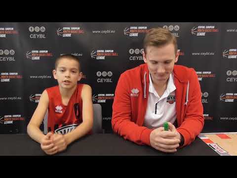 CEYBL U13 - Press conference, 12.11.2021, WKK Wroclaw - HAKRO Merlins Crailsheim