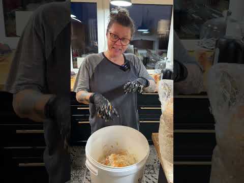Making sauerkraut at home is easy!