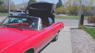 1967 Chevrolet Impala Convertible Super Sport 396 Functioning Convertible Top