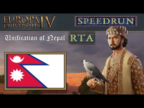 EU4 Form Nation Speedrun (RTA NS5) - Unification of Nepal, in 8 minutes, 12 seconds, as Gorkha
