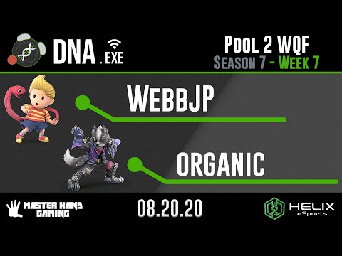 DNA.EXE S7:W7 - WebbJP (ZSS, Lucas) Vs. organic (Wolf) - Pool 2 WQF