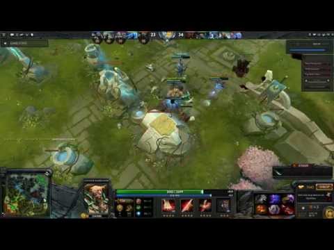DOTA2 - Centaur Warrunner tanker for 4v5 fight