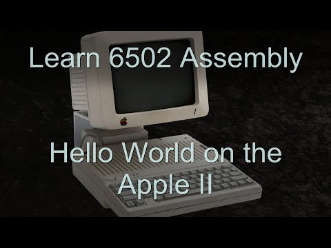 Hello World on the Apple II - 6502 Assembly Lesson H5
