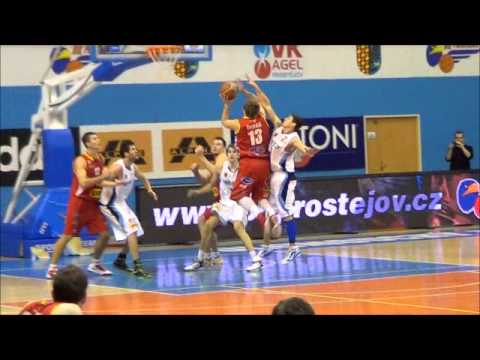 BK Prostějov vs BK JIP Pardubice (4.ledna 2013 - 4. čtvrtina)