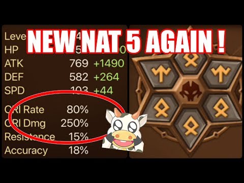 Is this the BEST Wind Nat 5 for Cleave AO?? | Summoners War
