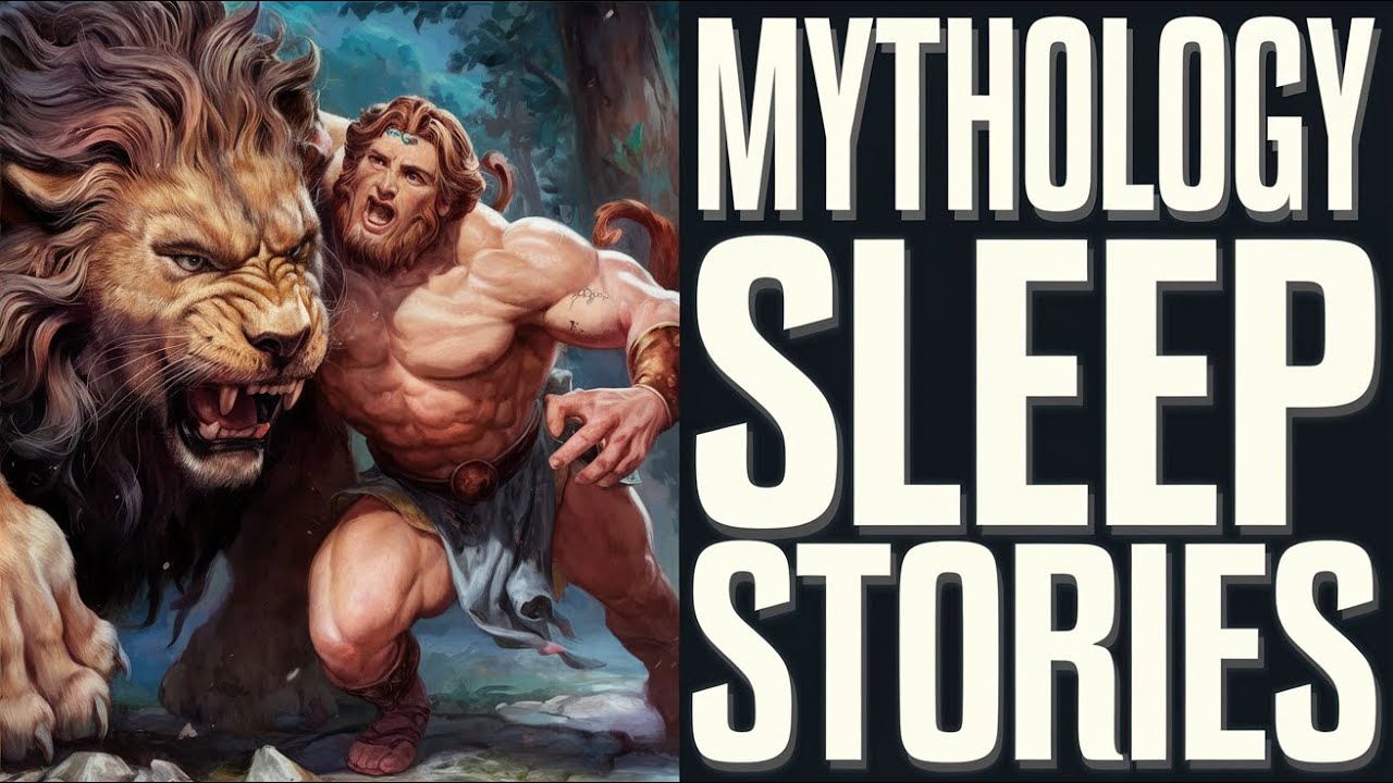 Greek Mythology Stories for Sleep | Relaxing Tales from the Gods | Black Screen With Rain Sounds