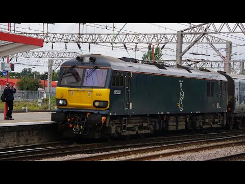 A heavily delayed Caledonian Sleeper departs Crewe (14/08/21)