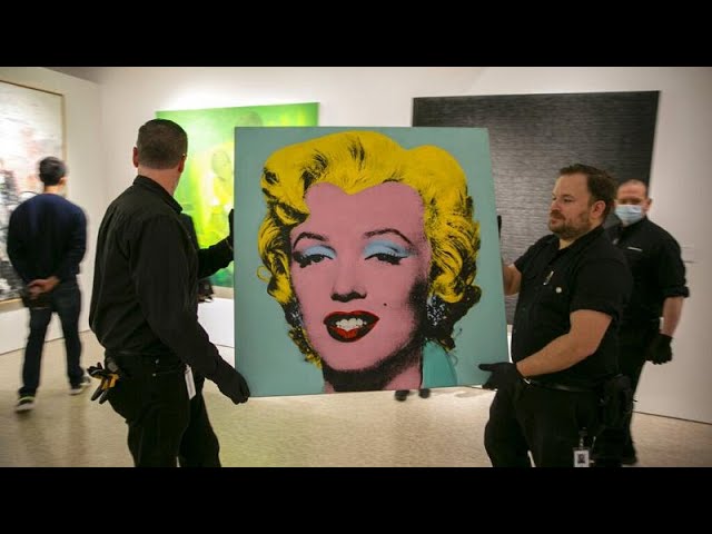 Vídeo relacionado con Cuadro cuadro de estilo vintage, serie Pop Art Street Art Marilyn Monroe con goma de mascar, impresión sobre madera, 30 x 21 cm.