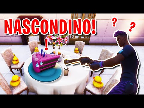 NASCONDINO SU FORTNITE NEL MEGA BANQUET!! PROP HUNT *SQUISITA*