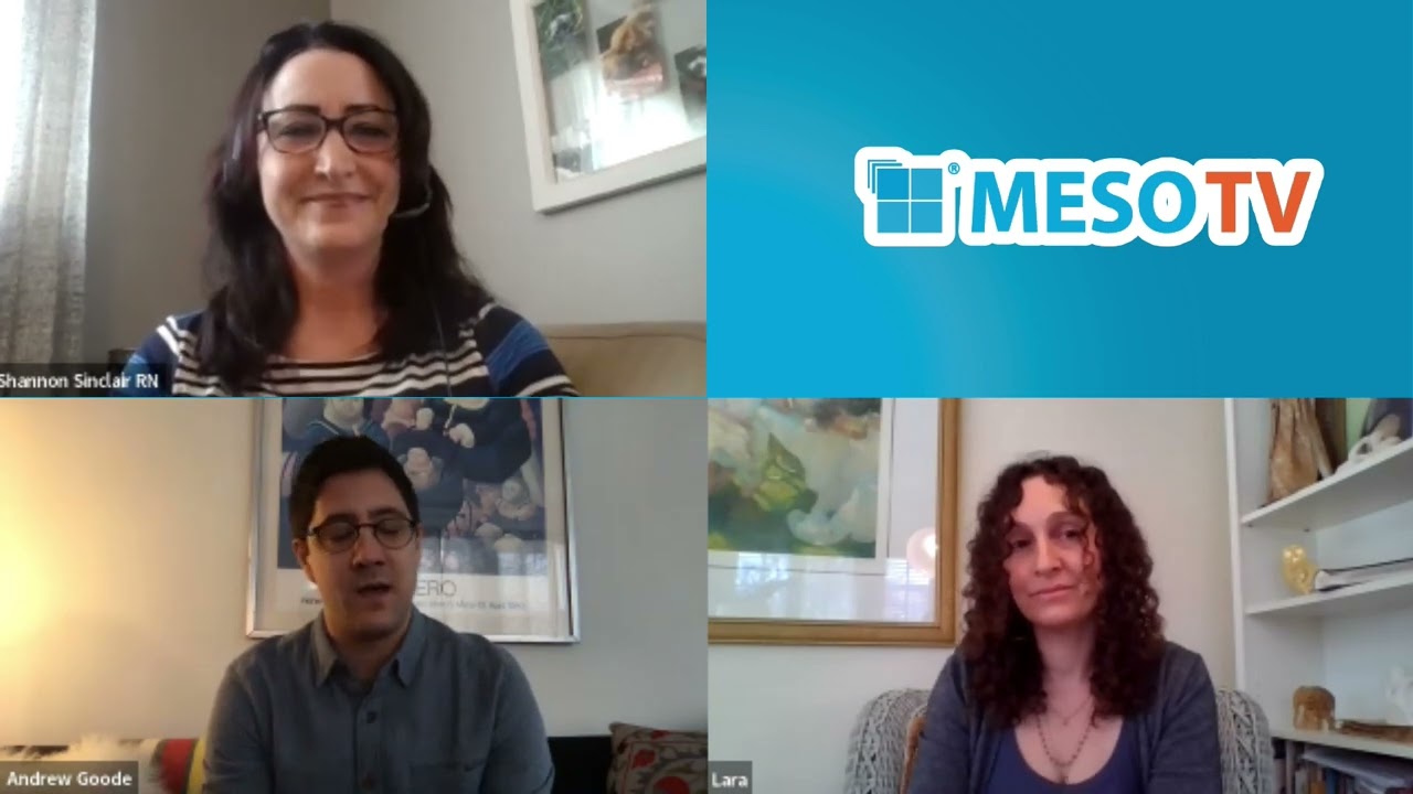 MesoTV | Two patients talk about their mesothelioma diagnosis and subsequent treatment