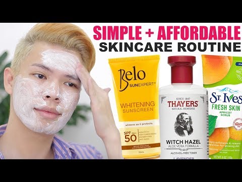MY SIMPLE AND AFFORDABLE MORNING SKINCARE ROUTINE 2019 (PHILIPPINES) | Kenny Manalad