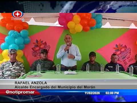 Municipio Morán del estado Lara: todo listo para los Carnavales 2026