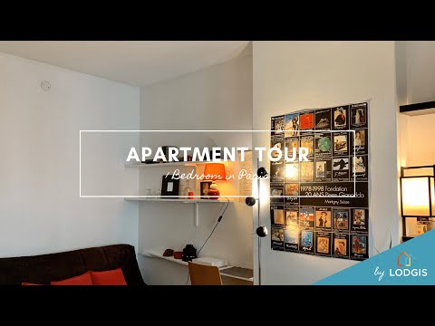 Apartment Tour // Furnished  30m2 in Paris – Ref : 21211002