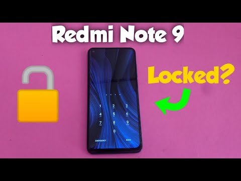 Redmi Note 9 reset forgot password , screen lock , pin, pattern .... hard reset