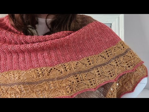 (FR Podcast Tricot) Yarnflakes 85 – Châle anniversaire, tencel et dentelle