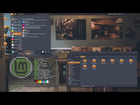 Linux Mint 20.2 Xfce4 - Theming Xfce4 - run scripts - variety - create Sandy Arc theme - ricing
