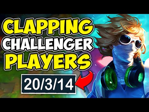#1 SINGED NA SMURFS IN CHALLENGER ELO!! (THEY GOT DESTROYED) - League of Legends