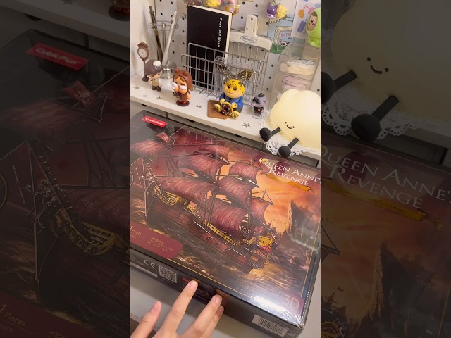 Vídeo relacionado con CubicFun Puzzle 3D Venganza del Reina Ana Maquetas Barco Pirata Realista Grande Maquetas para Montar Regalos Originales para Adultos, Actualizar Versión Roja | 391 Piezas