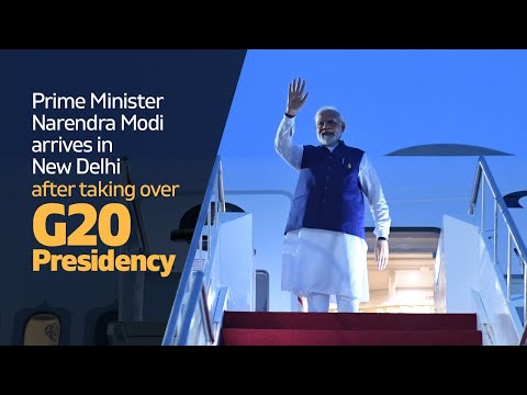 Prime Minister Narendra Modi arrives in New Delhi after taking over G20 Presidency l PMO
