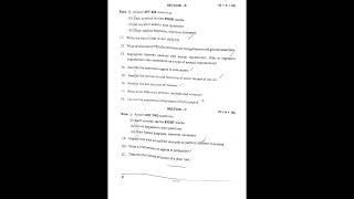 BIPC INTER 1ST YEAR BOTANY 2025 QP #exam #previoupapers #exampaper #education #questionpaper