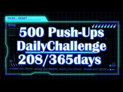 11/03/20 500 Push-Ups DailyChallenge 208/365days