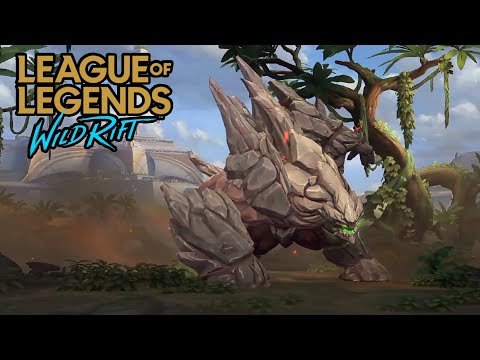 Wild Rift - Malphite All Intros, Skins (Full Screen)