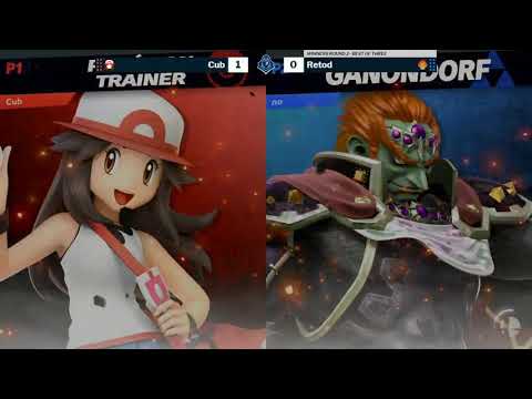 PURE Smash 25 Winners Round 2 - Cub (PKMN Trainer) vs Retod (Ganon)
